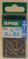 Preview: Spax Edelstahlschraube Senkkopf, Teilgewinde, T-Star plus 3,5 x 30 mm (25 Stck.)