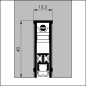 Preview: Dichtungsschiene Automatisch 103cm EllenMatic Special 2