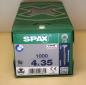 Preview: Spax Universalschraube Senkkopf, WIROX, T-Star Plus 4 x 35 mm (1000 Stck)