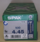 Preview: Spax Universalscrew, WIROX,  Torx T-Star Plus 4 x 45 mm (500 pieces)