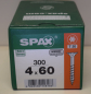Preview: Spax Universalscrew, WIROX,  Torx T-Star Plus 4 x 60 mm (300 pieces)