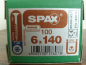Preview: SPAX HI.FORCE 6x140 (100 Stk)