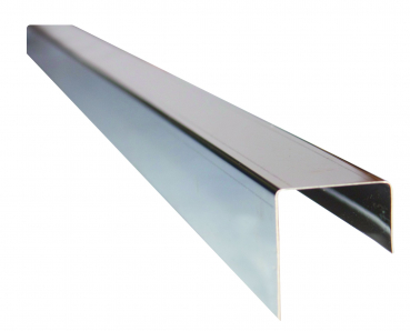 Stainless steel rail for weather protection