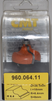 CMT Profilfräser mit Anlaufring 960.064.11 8mm