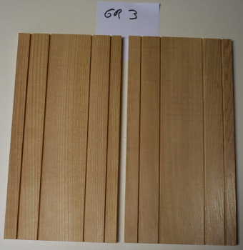 Räucherbrett Rotzedern Holz, 30x15 cm