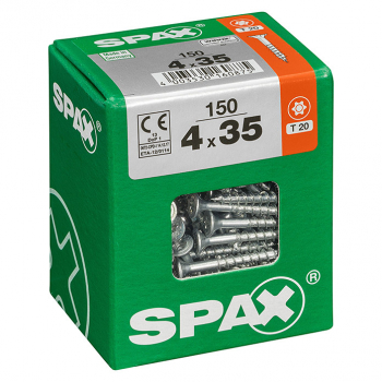 Spax Universalscrew, WIROX,  Torx T-Star Plus 4 x 35 mm (150 pieces)
