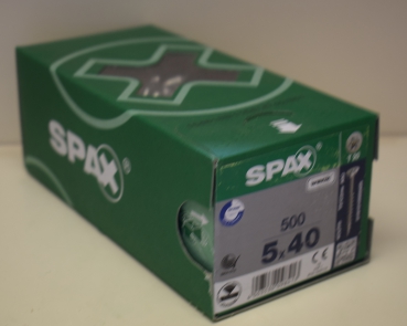 Spax Universalschraube Senkkopf, WIROX, T-Star Plus 5 x 40 mm (500 Stck)