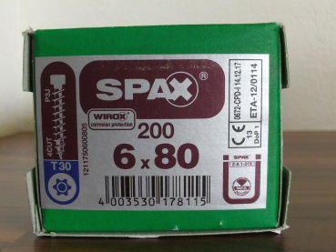 SPAX IN.FORCE 6x80 (200 Stk)
