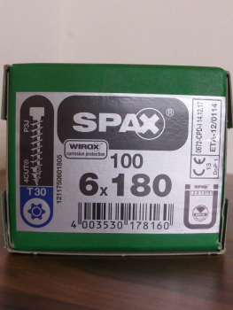 SPAX IN.FORCE 6x180 (100 Stk)