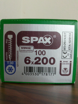 SPAX IN.FORCE 6x200 (100 Stk)