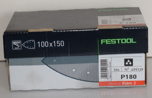 Festool Sandpaper 499139 Rubin 2 P180