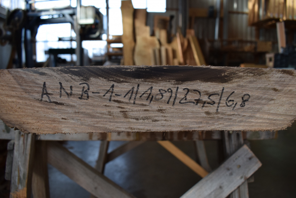 amerikanische Nussbaum Bohle sägerauh (NB-AM-1-1) Juglans nigra