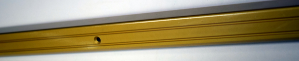 Treppenkante gelocht Alu Gold 1100mm