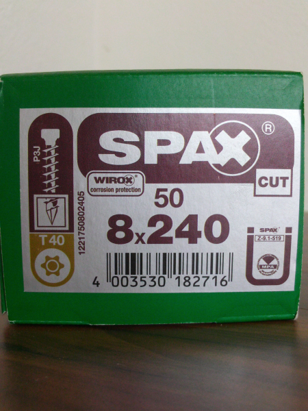 SPAX IN.FORCE 8x240 (50 Stk)