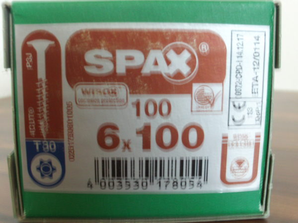 SPAX HI.FORCE 6x100 (100 Stk)