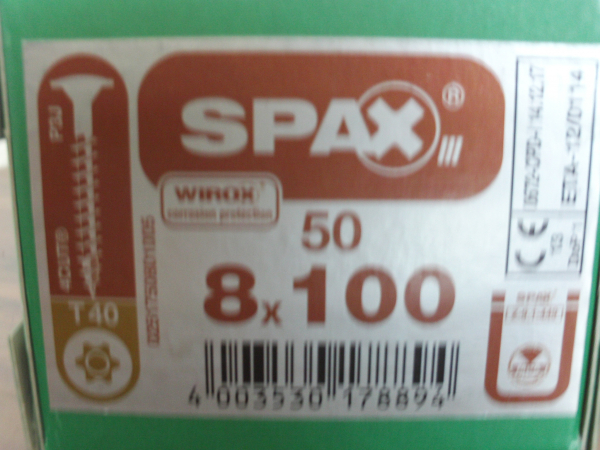 SPAX HI.FORCE 8x100 (50 pc.)